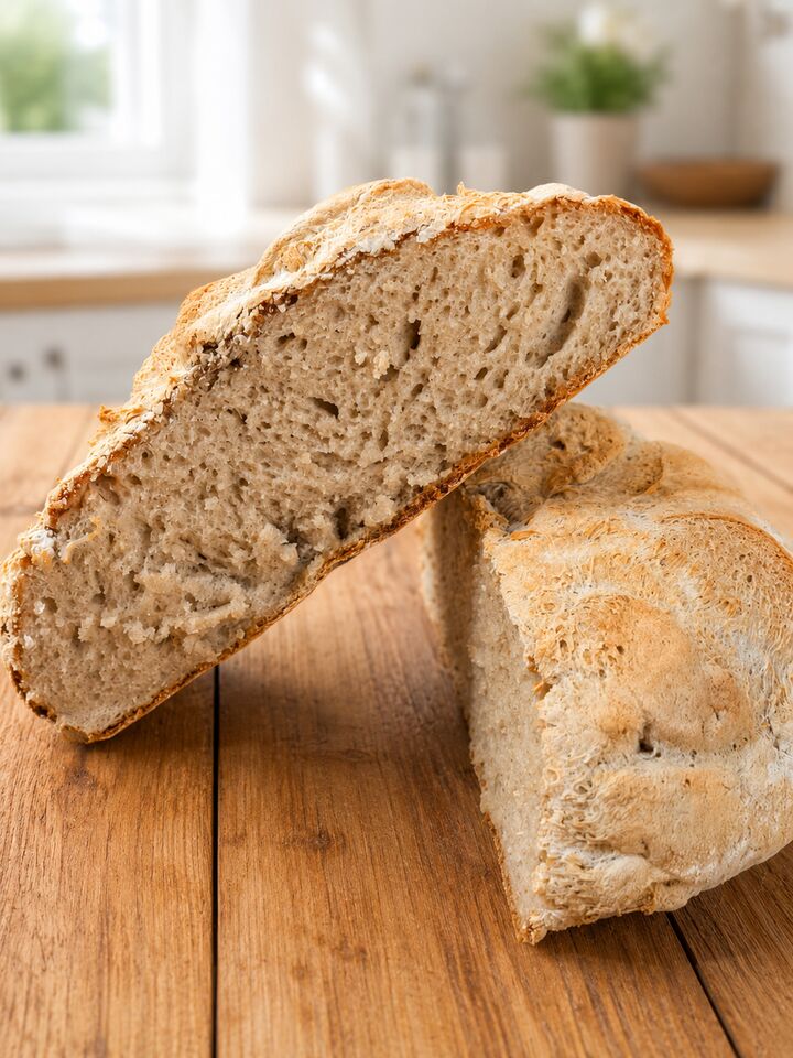 Pan casero sin gluten